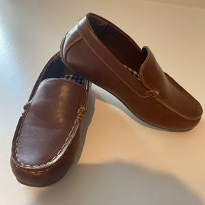 Boys Crown & Ivy Cooper Driving Moccasins Tan